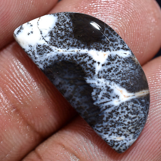 Black Dendrite Opal Cabochon - Mix Shape Loose Gemstones