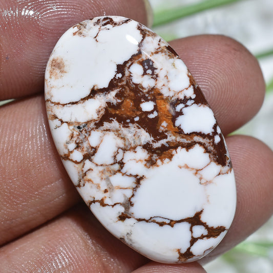 AAA Wild Horse Magnesite Cabochon - Oval Natural Jasper Gemstone Wholesale Gift