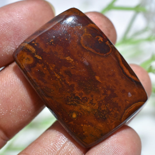 100% Natural Iron Tiger's Eye Flat Back Cabochon - Iron Tiger Eye Square Gemstone for Pendant Making