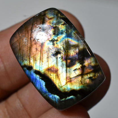 Amazing Quality Rainbow Fire Labradorite Cabs – Mixed Shape Purple Labradorite, Wholesale Flat Back Gemstones for Jewelry