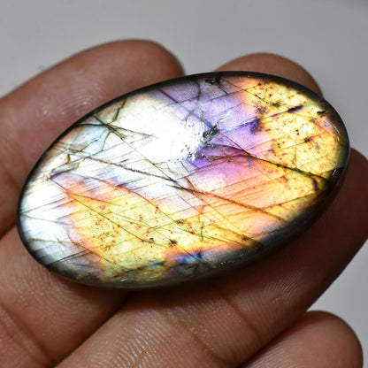 Multi Fire Labradorite Cabochon – Loose Mixed Shape Gemstones for Pendant Making