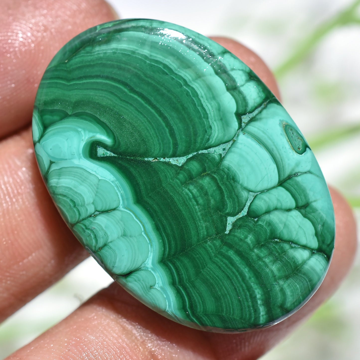 Green Malachite Mix Shape Cabochon – Natural Flatback Green Malachite Gemstone