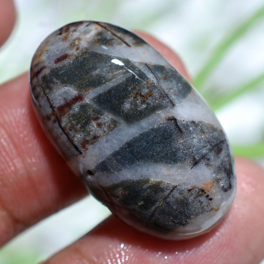 Natural Mix Jasper Cabochons | Smooth Mixed Shape Jasper for Pendants - Wholesale Loose Flat Back Stone