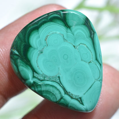 Top Quality Malachite Pear Shape Cabochon - Loose Stone for Jewelry Making