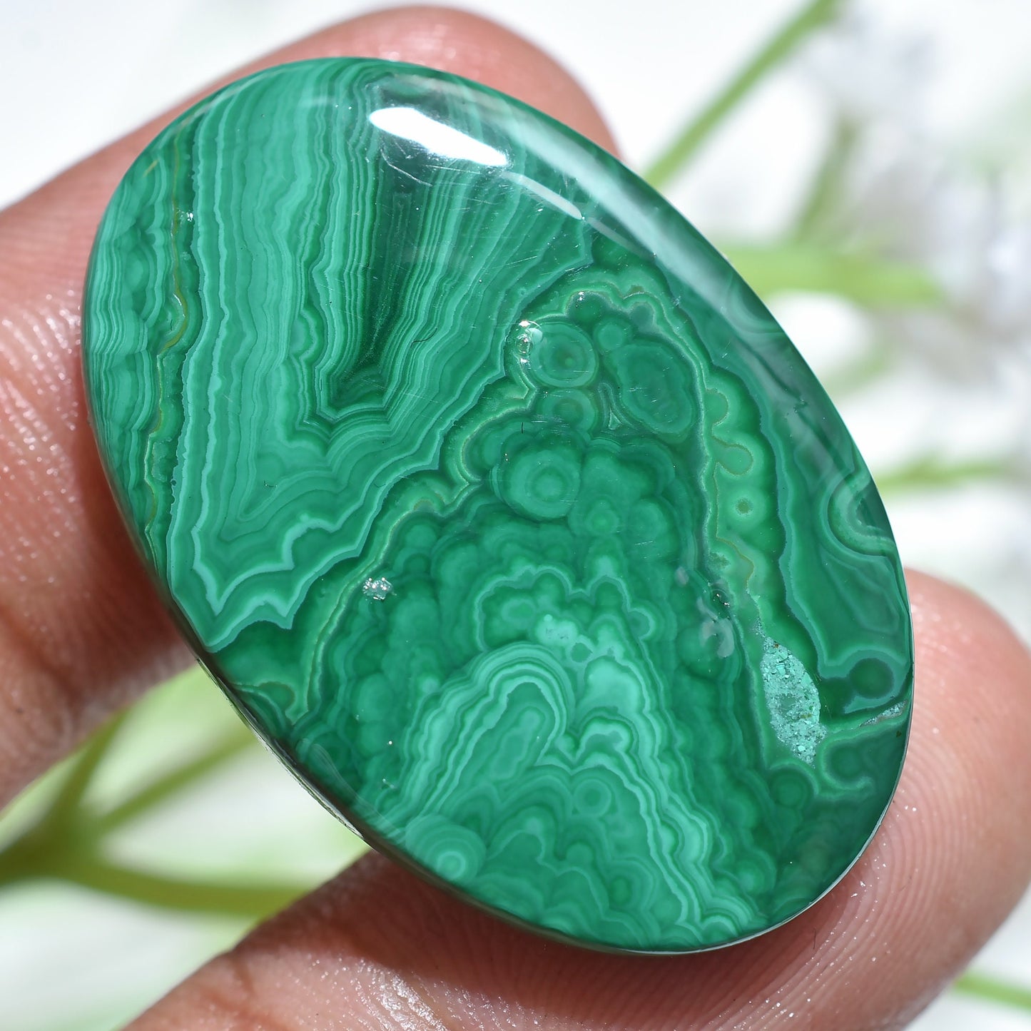 Premium Natural Malachite Cabochon - Mixed Shape Loose Gemstone for Pendant Making