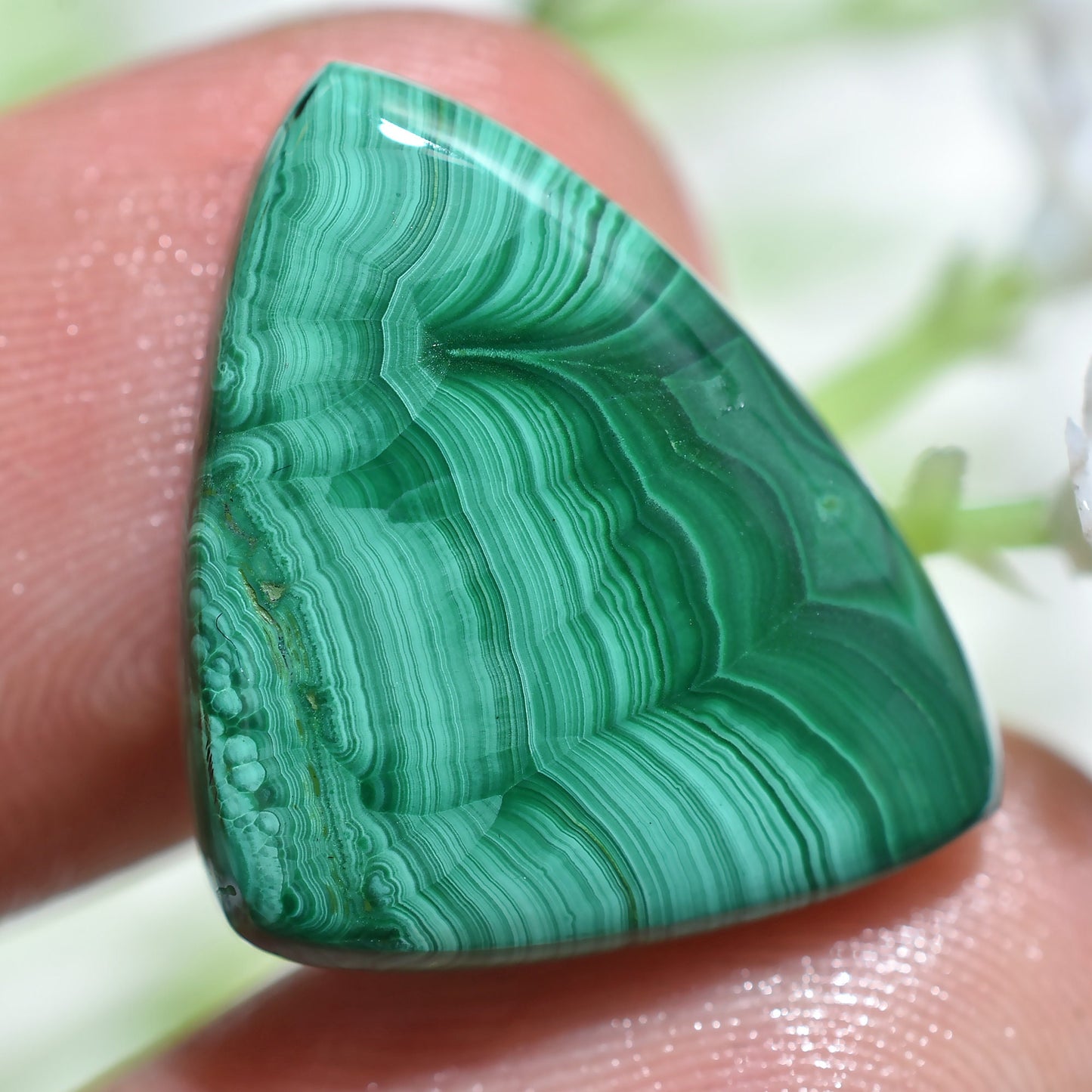 Premium Natural Malachite Cabochon - Mixed Shape Loose Gemstone for Pendant Making