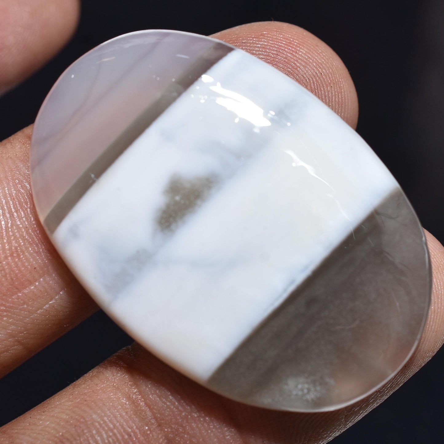 Blue Opal Cabochon – Owyhee Oval Loose Gemstones for Pendant Making