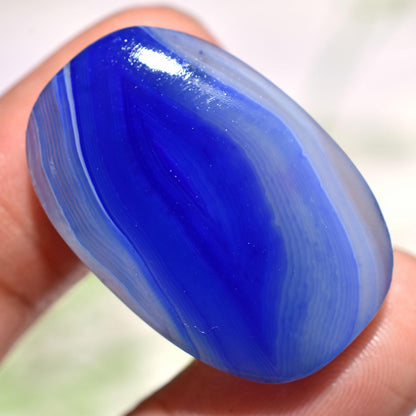 Vibrant Colors Botswana Agate Gemstone - Mixed Shaped Smooth Flat Back Stones