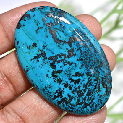 Wholesale Azurite Shattuckite Cabochons – Oval Gemstones for Pendant Jewelry