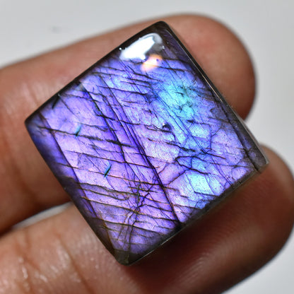 Top Quality Multi Fire Purple Flashy Labradorite Cabochon - Spectrolite Wholesale