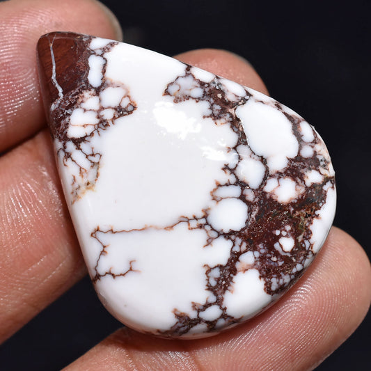 Amazing Quality Wild Horse Cabs - Oval & Pear Shaped Smooth Polished Stones for Pendants