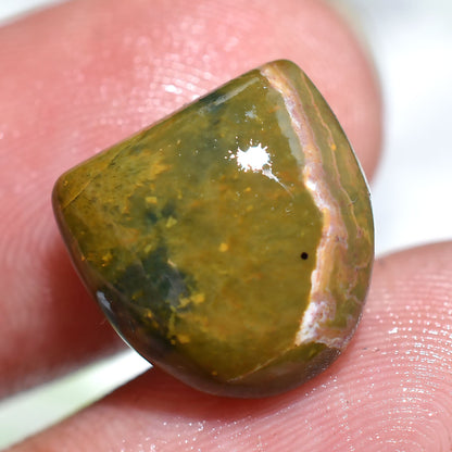 Natural Ocean Jasper Cabochon | Mixed Shape Loose Flat Back Green Jasper for Jewelry Making