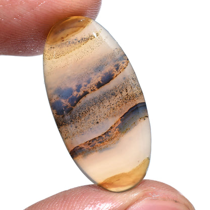 Attractive Montana Agate Coffin – Oval & Rectangle Smooth Cabochon for Rings & Pendants