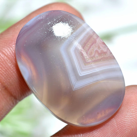 High Quality Botswana Agate Cabs - Oval Smooth Flat Back Stones 20x30x3mm