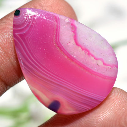 Botswana Agate Gems - Pear & Fancy Shaped Smooth Flat Back Stones