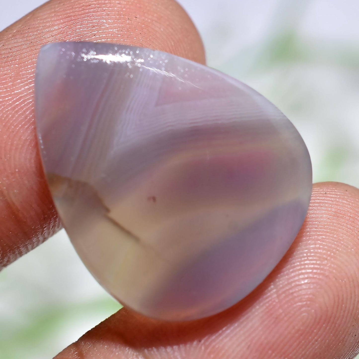 Botswana Agate Gems - Oval & Pear Shaped Smooth Designer Cabochons