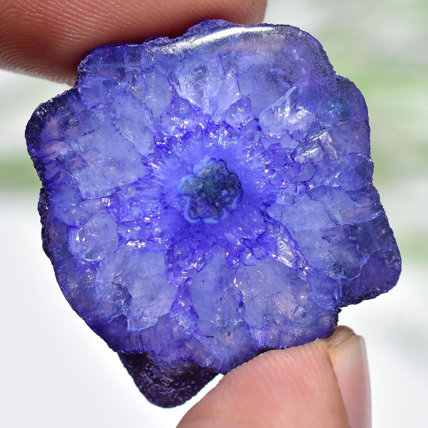 Alluring Blue Solar Quartz - Fancy Shape Cabochon at Wholesale Price