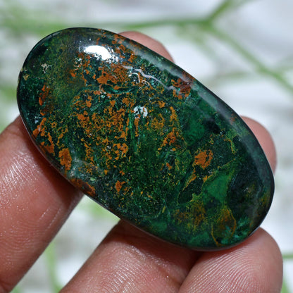 Attractive Chrysocolla Cabochons - Oval Smooth Gemstone for Jewelry | Wholesale Polished Gems