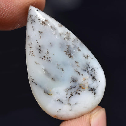 Natural Dendrite Opal Cabochon - Large Dendritic Opal, Mixed Shape Loose Stone