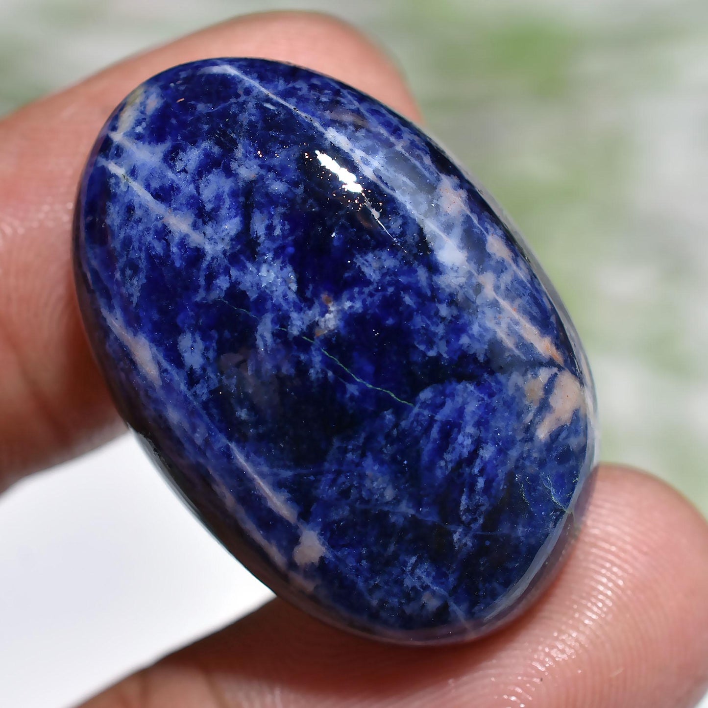 Natural Blue Sodalite Cabochon - Oval & Square Loose Stones for Jewelry Making