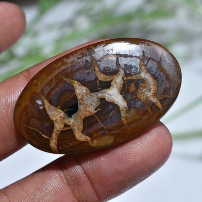 Septarian Cabochon Gemstone – Polished Dragon Stone for Pendant Creation, Unique Wholesale Gem