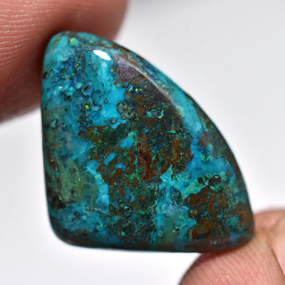 Fancy Shaped Shattuckite Cabochon - Smooth Polished Loose Gemstone