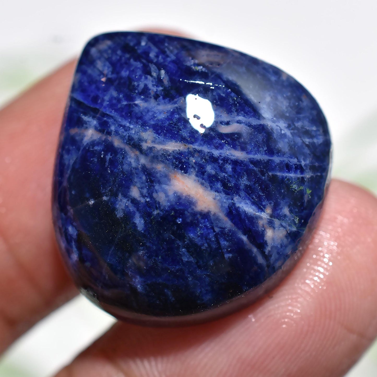 Natural Sodalite Cabochon - Blue Mixed Shape Gemstone for Pendants | Wholesale Crystals