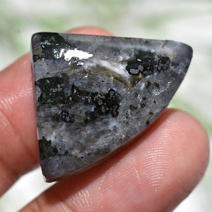 Larvikite Fancy Shape Cabochon - Natural Grey Gemstone for Jewelry Making | Wholesale Available