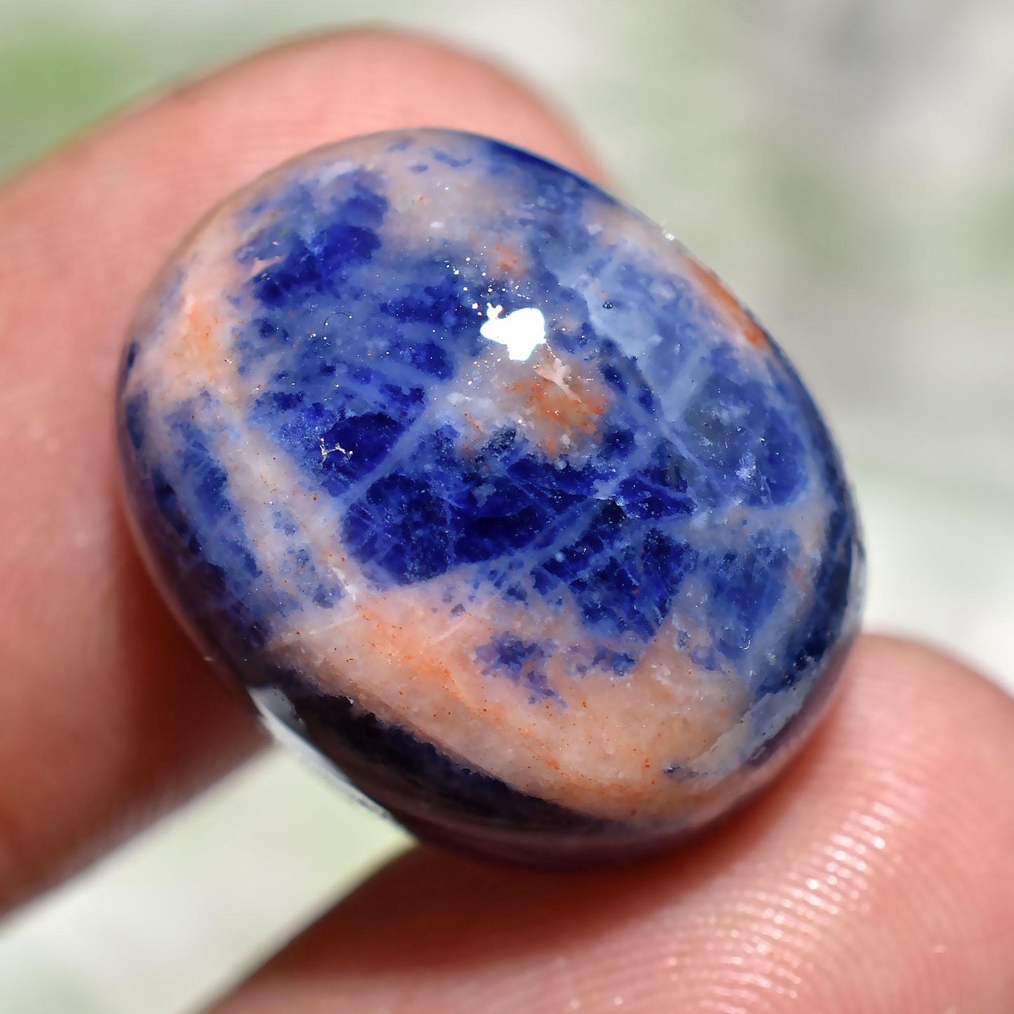 Natural Blue Sodalite Cabochon - Oval & Square Loose Stones for Jewelry Making